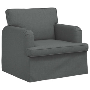 Dunkelgraues Stoffsofa 84x80x85 cm
