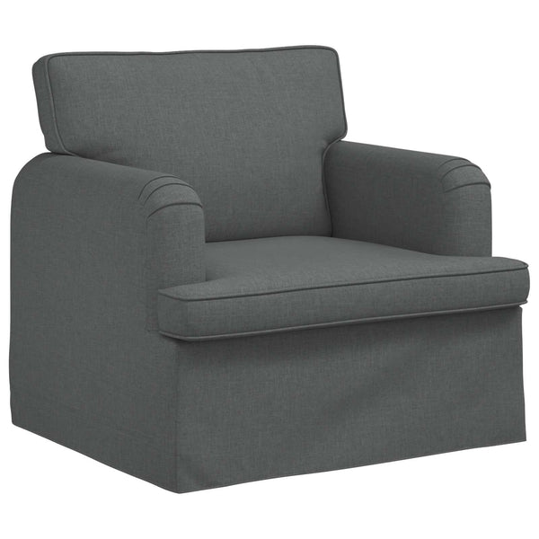 Dunkelgraues Stoffsofa 84x80x85 cm