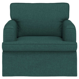 Dunkelgrünes Stoffsofa 84x80x85cm