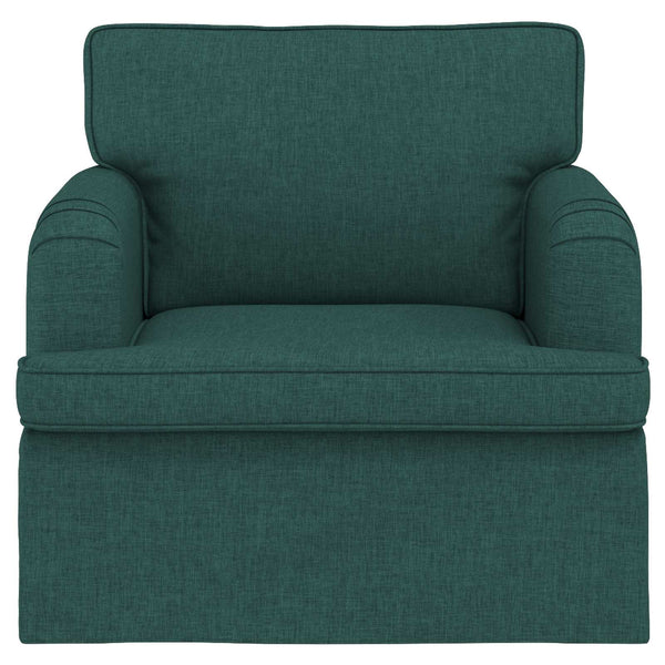 Dunkelgrünes Stoffsofa 84x80x85cm