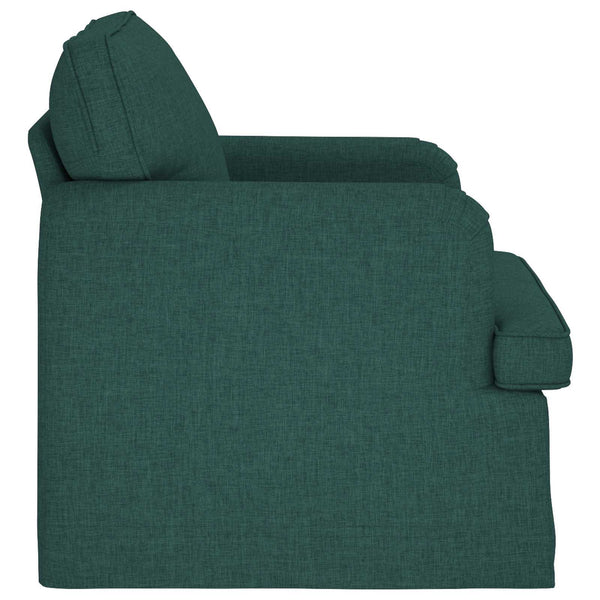 Dunkelgrünes Stoffsofa 84x80x85cm