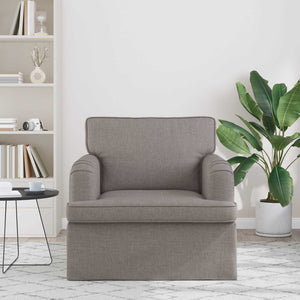 Sofa Taupe Stoff 84x80x85 cm