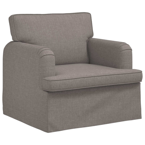 Sofa Taupe Stoff 84x80x85 cm