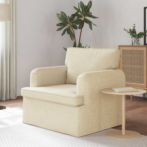Creme Stoff Sofa 84x80x85 cm
