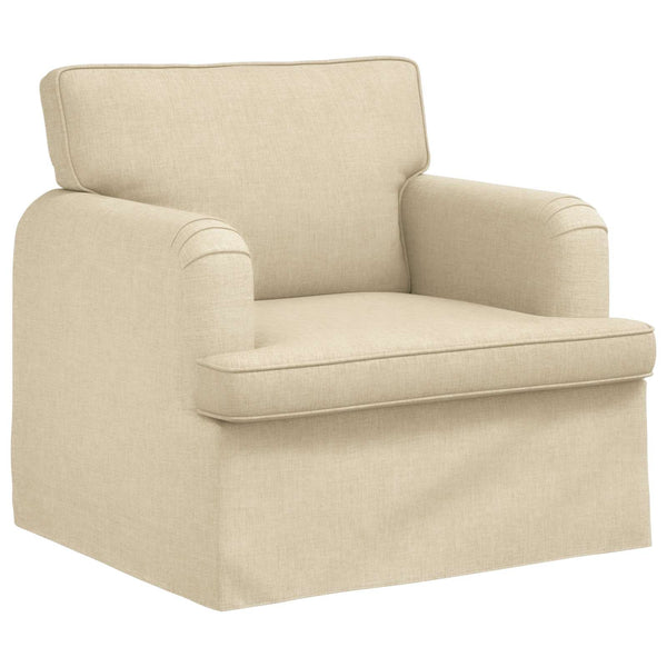 Creme Stoff Sofa 84x80x85 cm