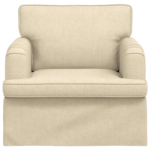 Creme Stoff Sofa 84x80x85 cm