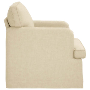 Creme Stoff Sofa 84x80x85 cm