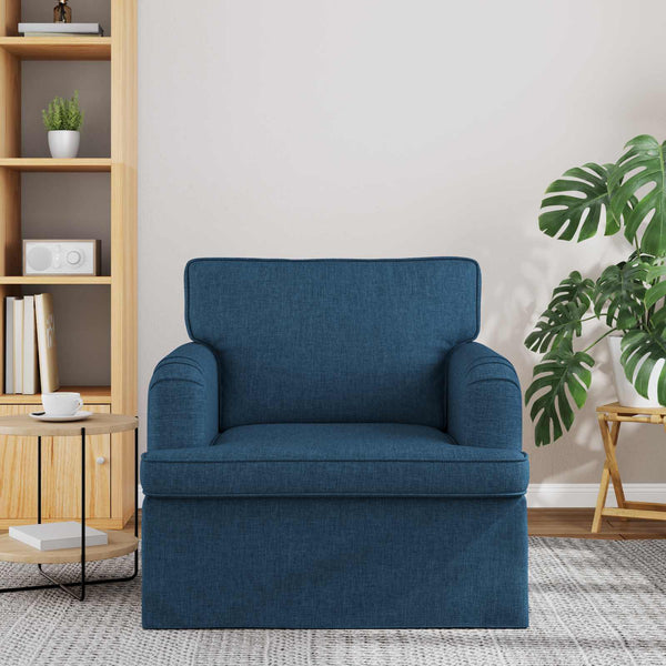 Blaues Stoffsofa 84x80x85cm
