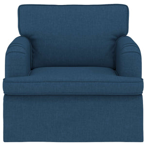 Blaues Stoffsofa 84x80x85cm