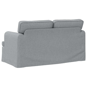 Hellgraues Stoffsofa 144 cm