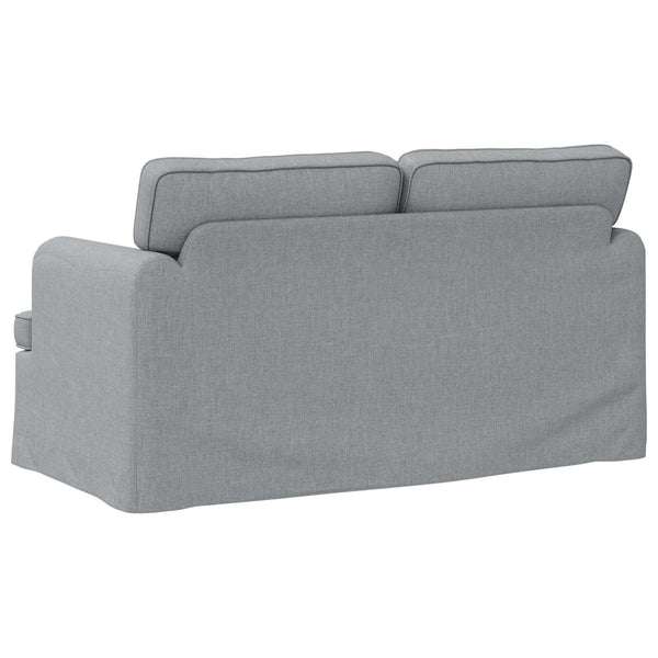 Hellgraues Stoffsofa 144 cm