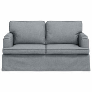 Hellgraues Stoffsofa 144 cm