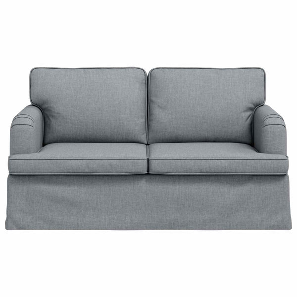 Hellgraues Stoffsofa 144 cm