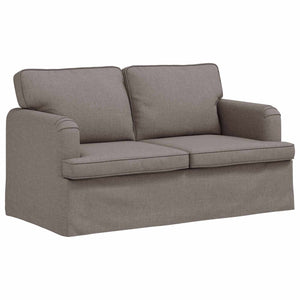 Taupe Stoff Sofa 144 cm
