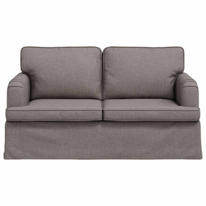 Taupe Stoff Sofa 144 cm