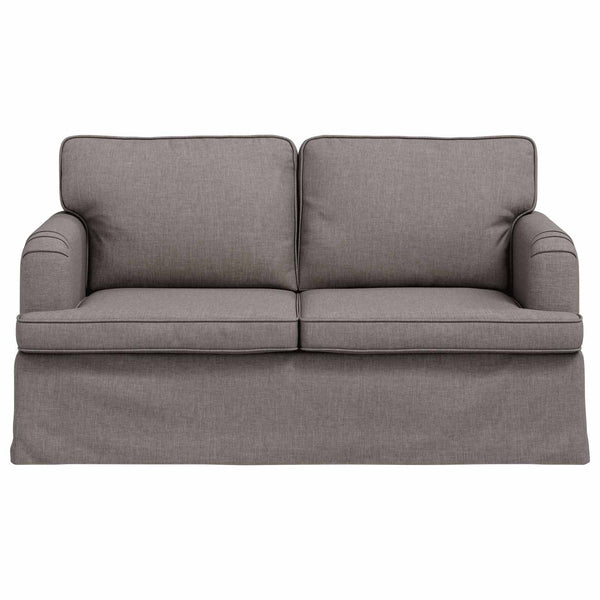 Taupe Stoff Sofa 144 cm