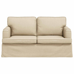 Creme Stoff Sofa 144 cm