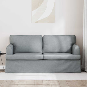 Hellgraues Stoffsofa 162 cm