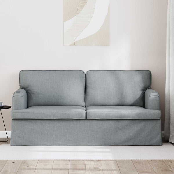 Hellgraues Stoffsofa 162 cm