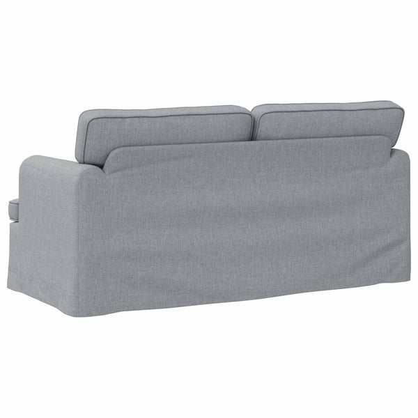 Hellgraues Stoffsofa 162 cm