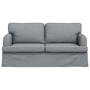 Hellgraues Stoffsofa 162 cm