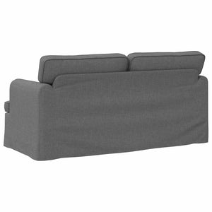 Dunkelgraues Stoffsofa 162 cm