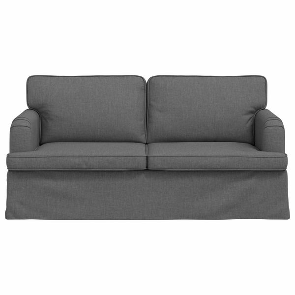 Dunkelgraues Stoffsofa 162 cm