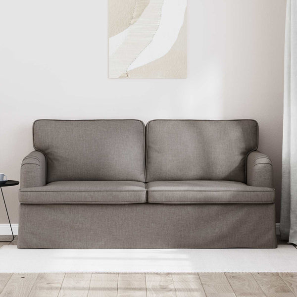 Taupe Stoff Sofa 162 cm