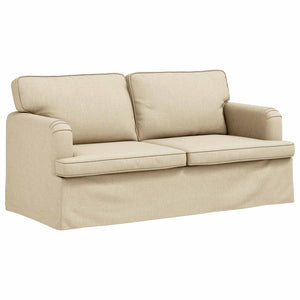 Creme Stoff Sofa 162 cm