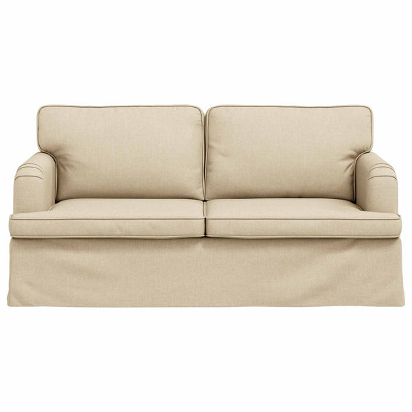 Creme Stoff Sofa 162 cm