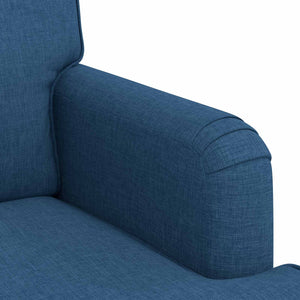 Blaues Stoff Sofa 162 cm