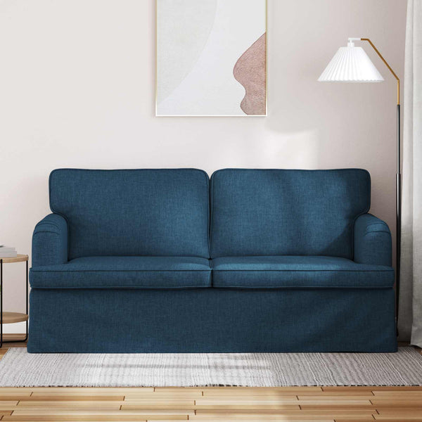 Blaues Stoff Sofa 162 cm