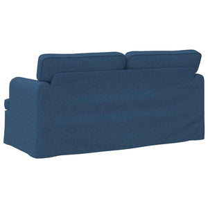 Blaues Stoff Sofa 162 cm