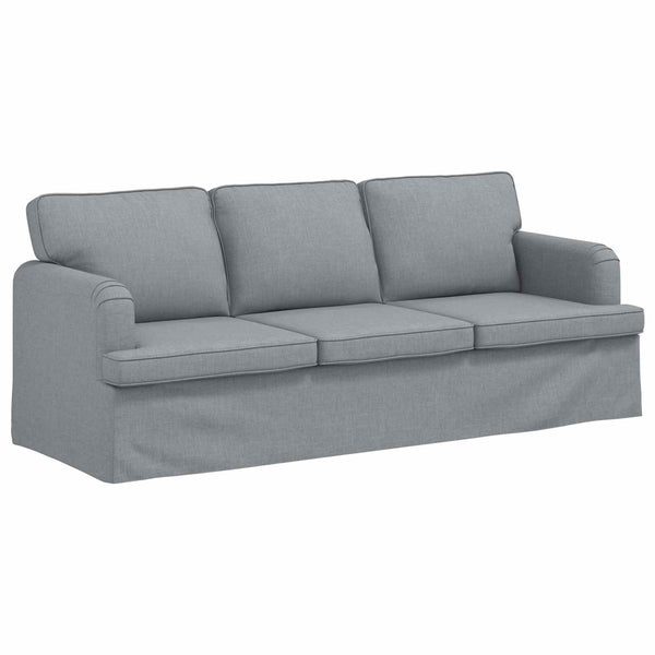 Hellgraues Stoffsofa 201 cm