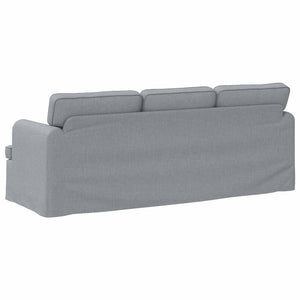 Hellgraues Stoffsofa 201 cm