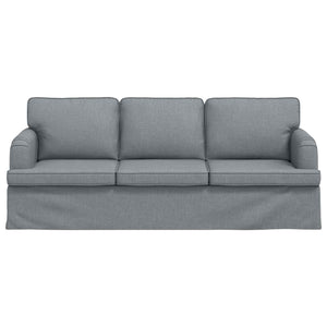 Hellgraues Stoffsofa 201 cm