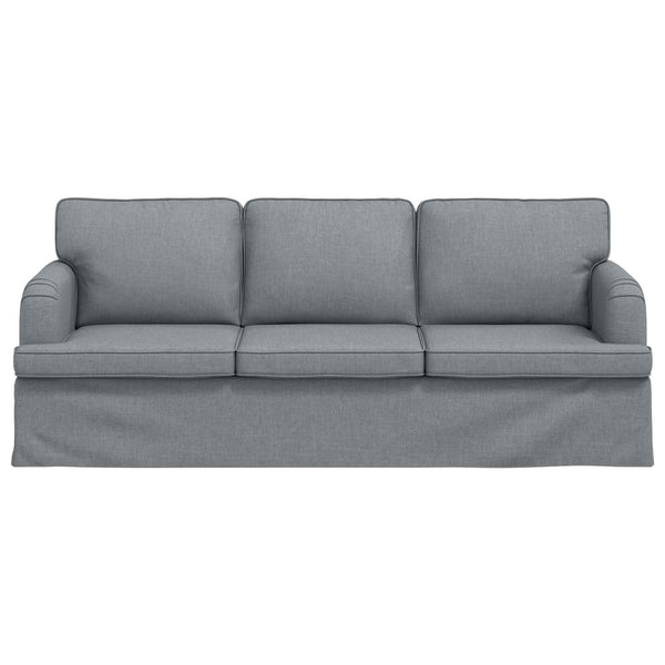 Hellgraues Stoffsofa 201 cm