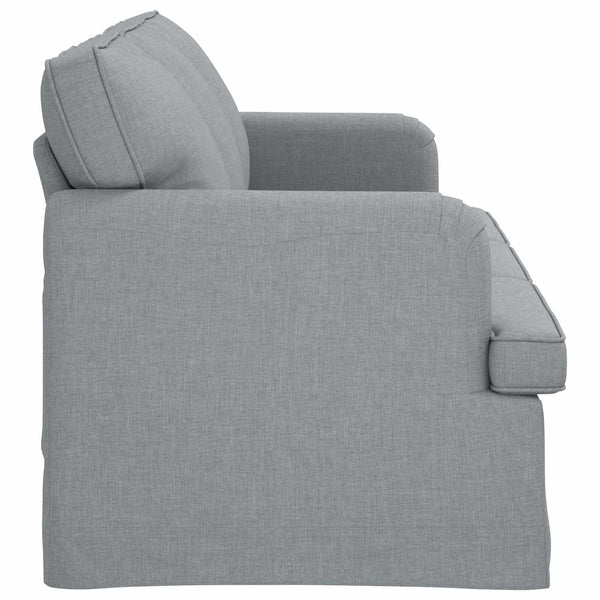 Hellgraues Stoffsofa 201 cm