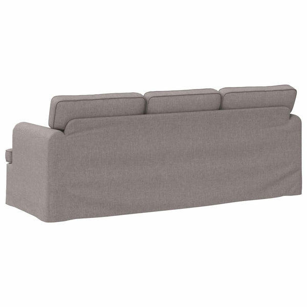 Taupe Stoff Sofa 201 cm