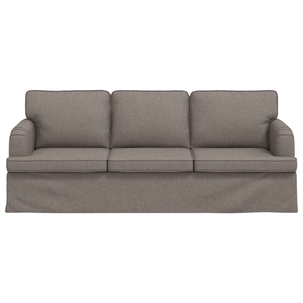 Taupe Stoff Sofa 201 cm