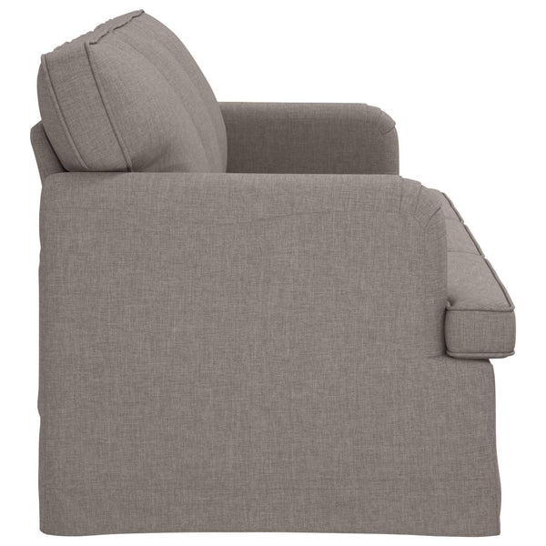 Taupe Stoff Sofa 201 cm