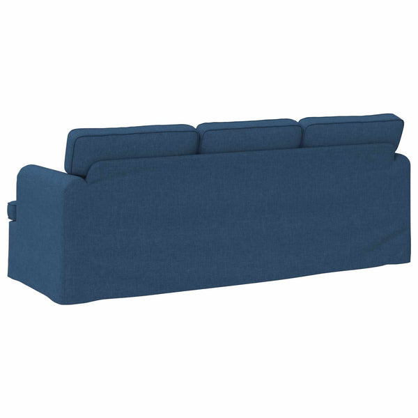 Blaues Stoffsofa 201 cm