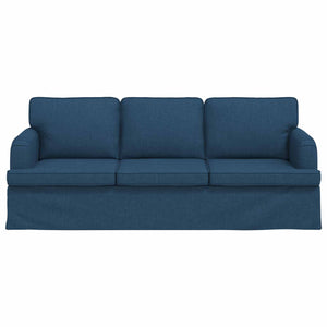 Blaues Stoffsofa 201 cm