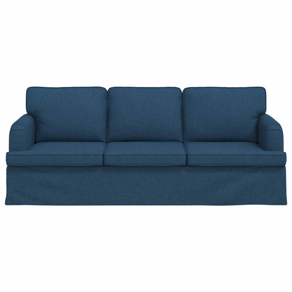 Blaues Stoffsofa 201 cm