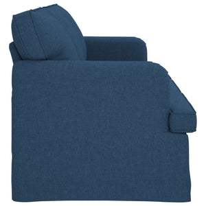 Blaues Stoffsofa 201 cm