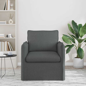 Dunkelgraues Stoffsofa 75x82x85 cm