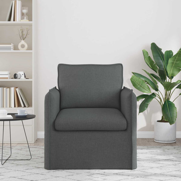 Dunkelgraues Stoffsofa 75x82x85 cm