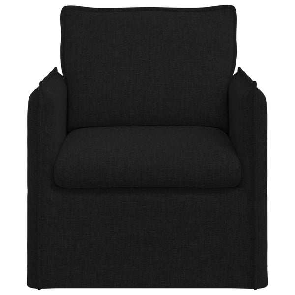Schwarzes Stoffsofa 75x82x85cm