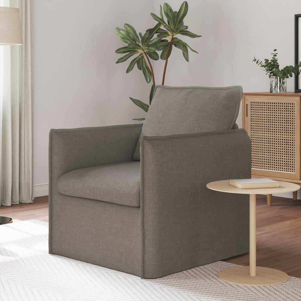 Sofa Taupe Stoff 75x82x85cm
