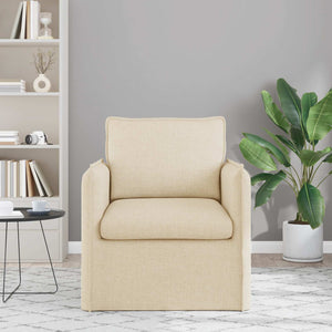 Creme Stoff Sofa 75x82x85cm